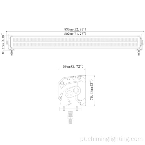 Alta qualidade de 12 &quot;22&quot; 32 &quot;42 polegadas LEITOS LED BARS LUZES COMBOLA BARRA LINHA LED LED